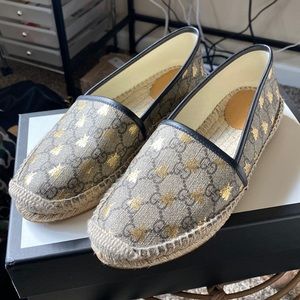 Gucci GG Supreme Bees Espadrille